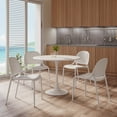 thumbnail image 2 of Shay Indoor and Outdoor Stackable Chair - Cement Gray - Set of 2, 2 of 7