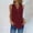 Wine, variant on Idoravan Tank Tops for Women Women's Sleeveless Solid Sexy V-neck Casual Fashion Loose Tank Top