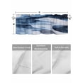 thumbnail image 4 of Valances for Windows Abstract Mottled Theme Rod Pocket Cafe Window Treatments Valance Curtains for Kitchen Bathroom Laundry Basement Windows 60"x18", 4 of 9