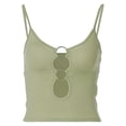 thumbnail image 3 of DuoJiaJ Women's Fashion Chest Hollowed Out Crop Crop Slim Fit Suspender Top Summer Tank Tops Women, 3 of 5