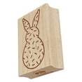 thumbnail image 1 of Bunny Pattern Sprinkles Easter Rabbit Rectangle Rubber Stamp Stamping Scrapbooking Crafting - Large 2.5in, 1 of 7