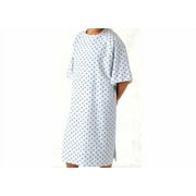 GHP Pack of 36 Pin Dot Pattern Hospital Patient Gown Medical Exam Twill