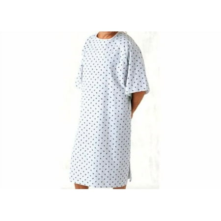 GHP Pack of 36 Pin Dot Pattern Hospital Patient Gown Medical Exam Twill