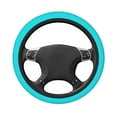thumbnail image 3 of Daiia Steering Wheel Covers Aqua Elastic Skidproof Steering Wheel Protective Cover Case Steering Wheel Protector Comfortable Protective Case For Suv Sedan Decor, 3 of 8