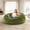 Green, variant on Sanae 6FT Round Glitter Fluffy Bean Bag Chair, Memory Foam, Washable Zipper Cover Vacuum Pack Furniture Living Room Bedroom Gaming Green