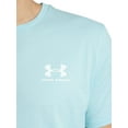 thumbnail image 4 of Men's Under Armour Sportstyle Tee Color: Stream Size: S, 4 of 5