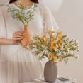 thumbnail image 7 of 1 Bunch Faux Gypsophila Real Touch Bouquet Multicolor Artificial Flower Desktop Decoration for Wedding, 7 of 7