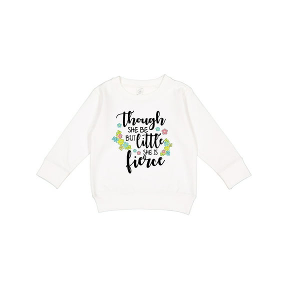 Inktastic Though She Be but Little She is Fierce Shakespeare Toddler Sweatshirt