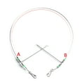 thumbnail image 3 of pitrice Stainless Steel Fishing Rigs Wire Leader Rope Line Swivel String Hooks Balance Bracket Fishing Tackle Accessorie, 3 of 9