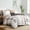 Brown-King, variant on King Size Grey and Black Reversible Aztec Bedding Set