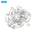 thumbnail image 3 of Uxcell Safety Pins 1.06 inch Large Metal Sewing Pins Silver Tone 20Pcs, 3 of 5