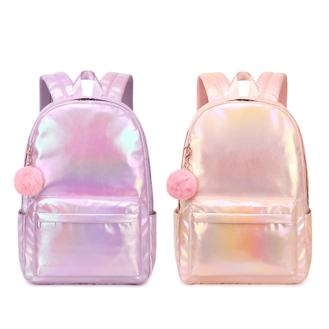 KAMUGO Backpacks for Girls with Lunch Bag & Pencil Case,Ergonomic School Backpacks (Purple)
