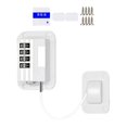 thumbnail image 4 of Cerradura a prueba de niños Cerradura de puerta Cerradura de gabinete fácil de instalar Cerradura de posicionamiento límite para cajones Aplicaciones tipo de contraseña, 4 of 8