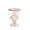 Gold, variant on Efavormart 2 Pack Clear Glass Flower Vases in Classic Roman Urn Style, Mini Pedestal Vase Table Centerpieces - 8"