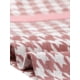 thumbnail image 5 of Vestido A-Line Elegante de Cuello Redondo con Botones para Mujeres INSPIRE CHIC en Cuadros Houndstooth L Rosa, 5 of 6