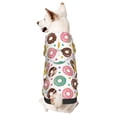 thumbnail image 1 of Balery Colorful Donuts Sudadera con Capucha para Perros Pequeños – Ropa para Mascotas, Disfraz para Perros y Gatos, Ideal para Fiestas y Cosplay-Large, 1 of 7