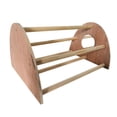 thumbnail image 3 of Juguete de entretenimiento de gallinero con soporte de madera de pollo con espejo, juguete de soporte de percha de pájaro hecho a mano para , Fernando puesto de pollitos, 3 of 8
