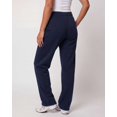 thumbnail image 3 of Real Essentials 3 Pack: Women's Relaxed Fit Fleece Open Bottom Sweatpants - Casual Athleisure (Available In Plus), 3 of 6
