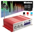 thumbnail image 2 of Mini Bluetooth Hi-Fi Stereo Bass Booster MP4 12V For Car Motorcycle Amplifier Metal Audio Processor ,Bluetooth 5.0, 2 of 7