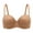 Milk Coffee, variant on Women's Strapless Bra Push Up Full Coverage Plus Size Bra Underwire Multiway Contour Red Carpet, Nude 36H
