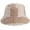 Beige, variant on CoCopeaunts Splicing Color Bucket Hat Women Fashion Trend Fisherman Hat Lambswool Personality Versatile Winter Warm Basin Cap
