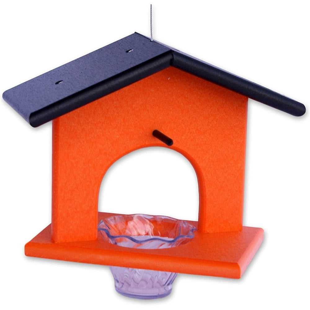 AmishMade Oriole Bird Feeder, EcoFriendly PolyWood Hanging