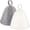 Gray, White, variant on 2-Pack Sauna Hats for Men & Women, Soft Cotton Sauna Cap for Traditional Sauna, Sauna Accessories Sauna Hair Protector, Comfortable and Durable Heat Protection for Steam Room, Banya,Bath House