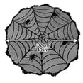 thumbnail image 3 of Halloween Spider Web Tablecloth - Black Lace 40 Inch Table Cover for Party Decor, Gothic Lace Table Topper for Dinner Buffet Scary Movie Night & Haunted House, 3 of 8