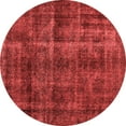 thumbnail image 1 of Ahgly Company Indoor Round Oriental Red Industrial Area Rugs, 3' Round, 1 of 4