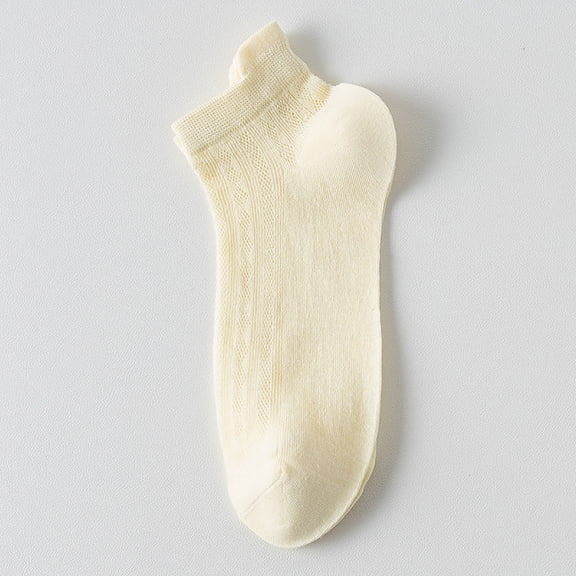 VISALY Socks Thin No Show Socks Womens | Cotton Socks Thin Cotton Socks for Women Summer Sweat-Absorbent Women's Short-Tube Thin Workout Socks Cotton Socks Size 9-11 Compression Socks Knee High