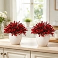 thumbnail image 6 of Leodye 1PCS Mini Simulated Green Bonsai Potted Plant Artificial Desktop Ornament Natural Style Faux Flower Decor for office Bedroom Table Layout -6.3x6.3x6.3in, 6 of 6