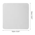 thumbnail image 5 of Unique Bargains 10 Pcs Reusable Glasses Cleaning Cloth for Glasses 5.91"x5.91" Light Gray, 5 of 5