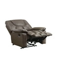 Serta Big & Comfortable Recliner, Supports up to 350 lbs, Brown Faux