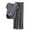 Grey, variant on Pisexur Lounge Sets For Women Two Piece Outfits Loungewear Short Sleeve Crewneck Jogger Pajama Set and Sweatpants Tracksuit
