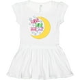 thumbnail image 3 of Inktastic Twinkle Twinkle Little Star with Yellow Moon Girls Baby Dress, 3 of 5