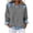 Gray, variant on Denim Sweater for Women Collar Jean Long Sleeve Pullover Shirts Knit Cute Tops Vintage Waffle Casual Plus Size Sweaters