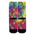 thumbnail image 3 of Function - Tie Dye Pineapple Fashion Socks, 3 of 4