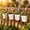 White, variant on 4-Pack Balcony Railing Planters, 4.17" White Metal Hanging Pots for Deck Fence