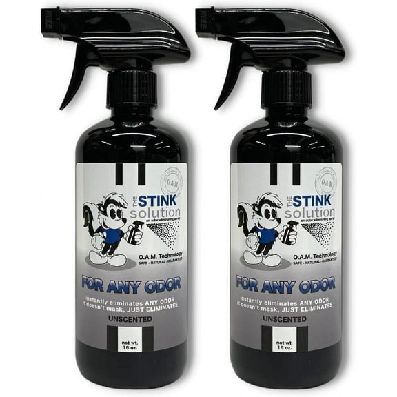 The Stink Solution Unscented Odor Eliminator Spray, 16 oz, 2 Count