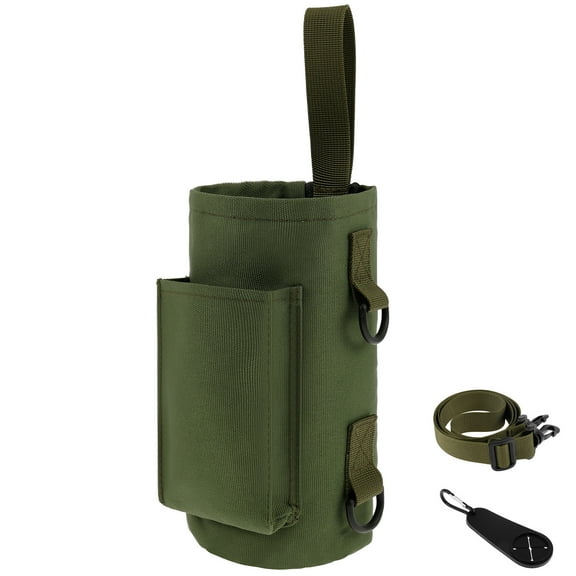 Keyohome Magnetic Water Bottle Holder Portable Magnetic Gym Water Bottle Carrier Bag with Phone Pocket Towel Buckle for Men Women Gym Travel Sports