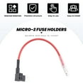 thumbnail image 6 of 4Pcs 12V-24V Add-A-Circuit Micro2 Fuse Tap, Piggy Back Blade Fuse Holder with Wire Harness2Xk2975, 6 of 6