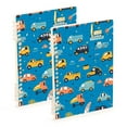 thumbnail image 6 of Cartoon Trucks Cars on Blue Spiral Journal Notebook College Ruled Notebook 8.3" x 5.7" A5 Lined Thick Paper Page, 6 of 6