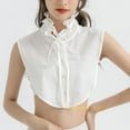 thumbnail image 4 of LoudSung Fake Collar Detachable Academic Half Shirt Blouse False Doll Dickey Collar Elegant Design for Women Girls, 4 of 7