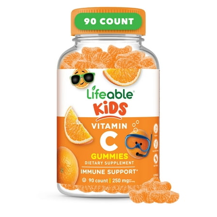 Lifeable Vitamin C for Kids - 250 mg - 90 Gummies