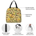 thumbnail image 3 of Yiaed Ethnic African Print Insulated Lunch Bag Reusable Cute Tote Lunch Box, Leakproof Cooler Lunch Bags for Work Office Travel School Picnic, 3 of 5