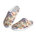 thumbnail image 2 of Goofa Snake Print Womens Mens Cotton Lightweight House Slippers , Washable Home Slippers,Indoor Comfy Bedroom Cozy Slippers-44/45, 2 of 7