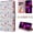 D-Butterfly, variant on Wallet Case for iPhone 12/iPhone 12 Pro 6.1 inch, PU Leather Phone Case Kickstand RFID Blocking Flip Case with Card Slots Wrist Strap Relief Engraved Pattern Magnetic Closure Folio Case - Vine