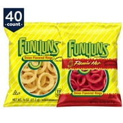 Funyuns Onion Flavored Rings, Variety Pack, 0.75 oz Bags, 40 Count
