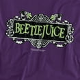 thumbnail image 2 of Beetlejuice Movie Logo Unisex Adult T-Shirt, Purple, Large, 2 of 6