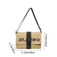 thumbnail image 2 of RKSTN Polyester Shoulder Pack Leisure Commuting Shoulder Bag Large Capacity Crossbody Bag Multifunctional Sturdy Practical Waterproof Shoulder Bag, 2 of 6